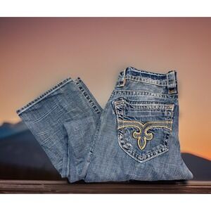 Rock Revival George Straight Jeans Men 32 X 33 Inseam Blue